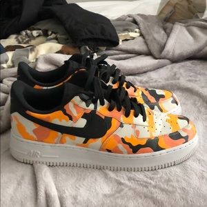 Air Force 1 orange camo